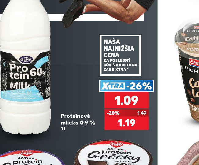 Proteínové mlieko 0,9 %