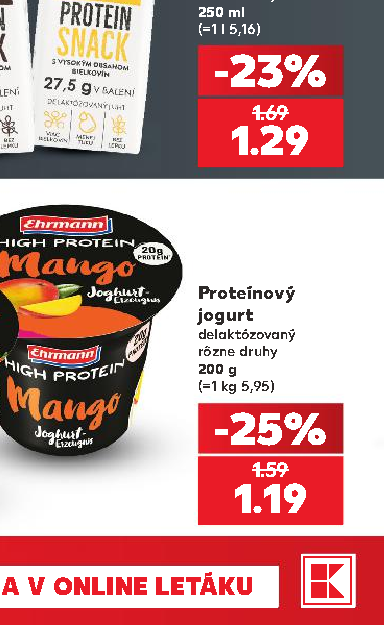 Proteínový jogurt