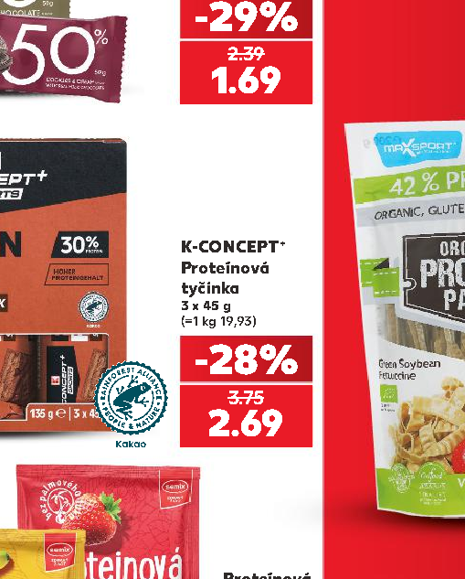 K-CONCEPT + Proteínová tyčinka