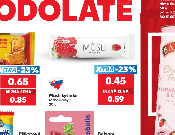 Müsli tyčinka