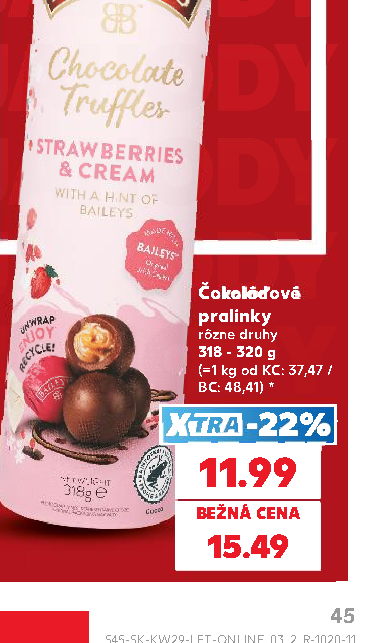 Čokoládové pralinky