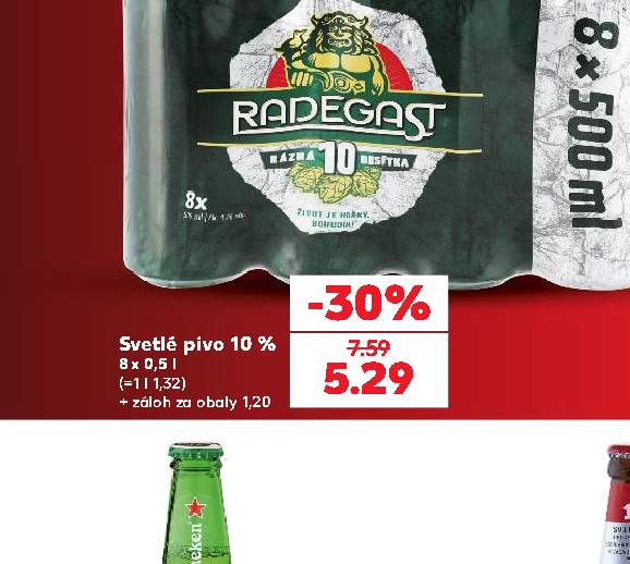 Svetlé pivo 10 %