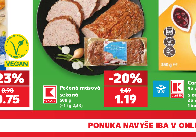 Pečená mäsová sekaná