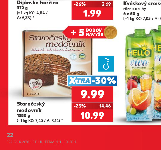 Staročeský medovník