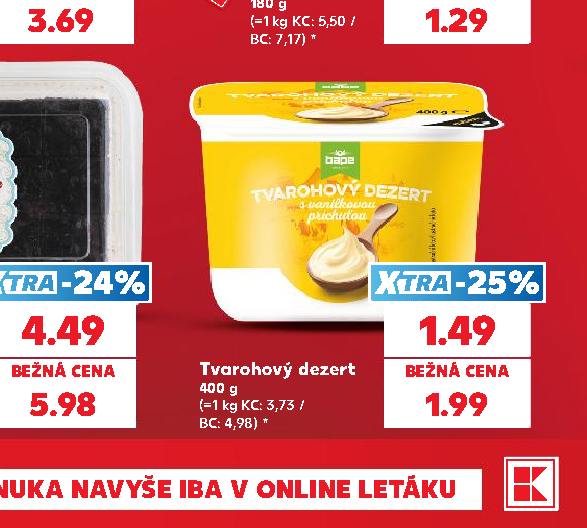 Tvarohový dezert