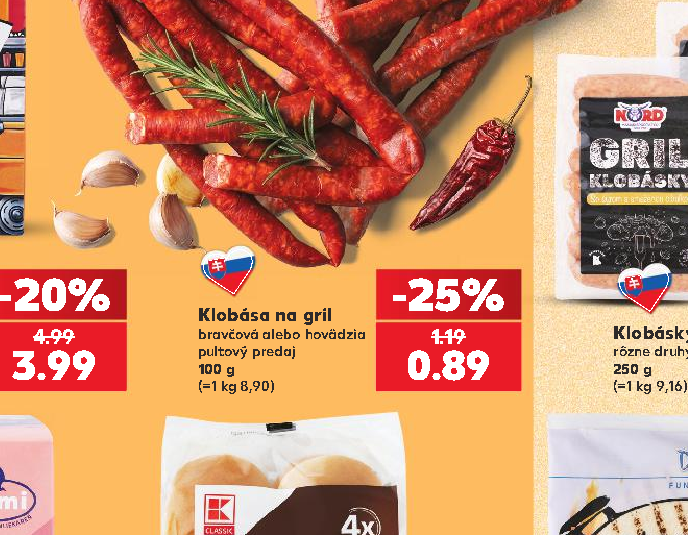 Klobása na gril