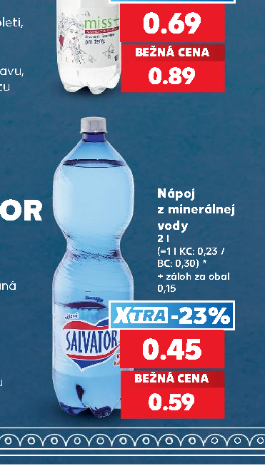 Nápoj z minerálnej vody