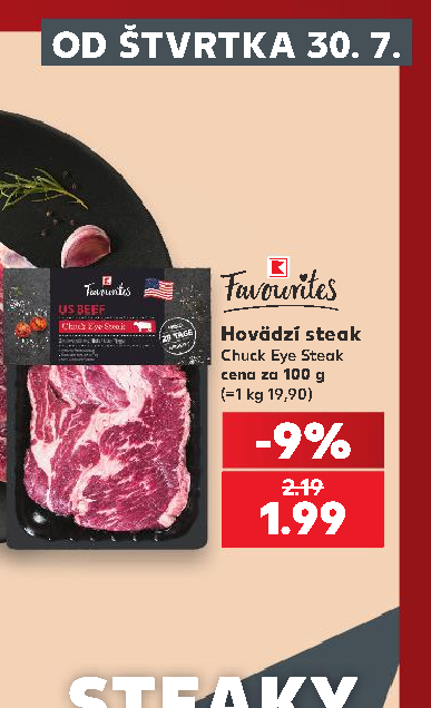 Hovädzí steak