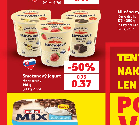Smotanový jogurt