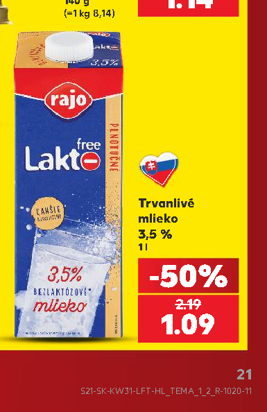 Trvanlivé mlieko