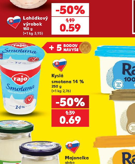 Kyslá smotana 14 %