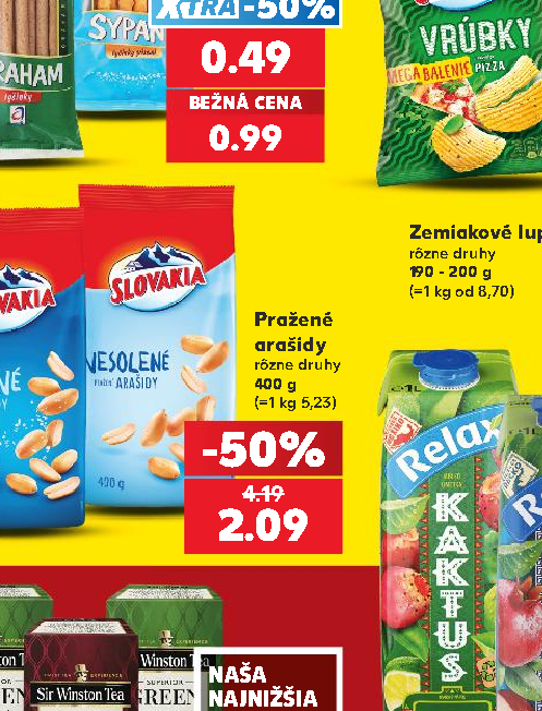Pražené arašidy