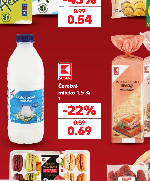 Čerstvé mlieko 1,5 %