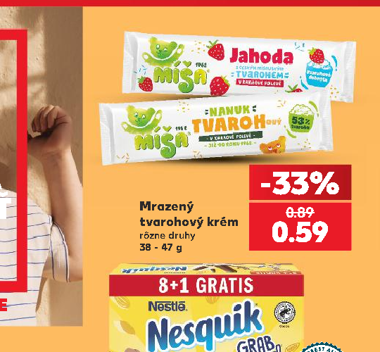 Mrazený tvarohový krém
