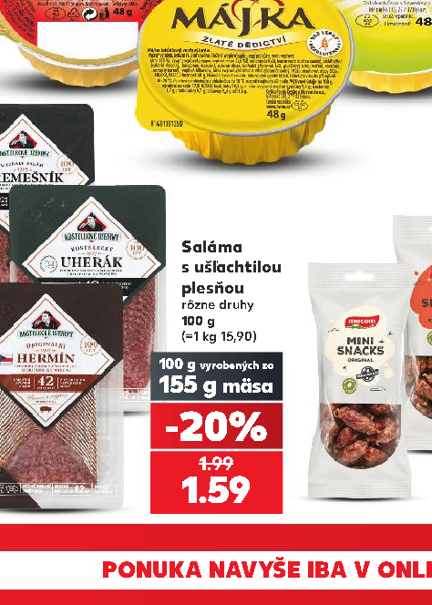 Saláma s ušľachtilou plesňou