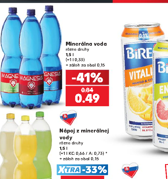 Nápoj z minerálnej vody