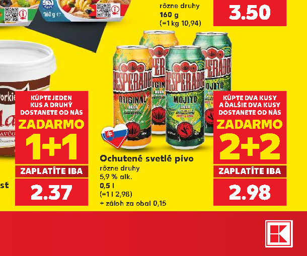 Ochutené svetlé pivo