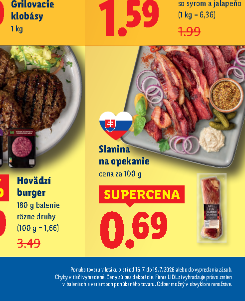 Slanina na opekanie