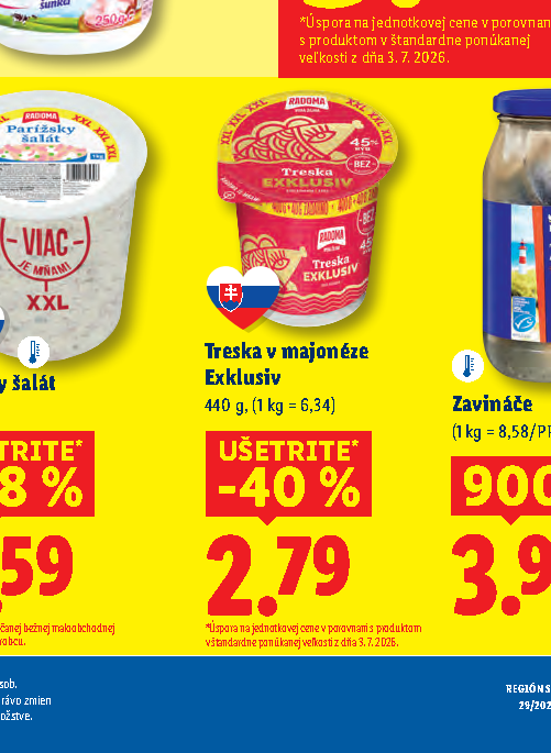 Treska v majonéze Exklusiv Zavináče