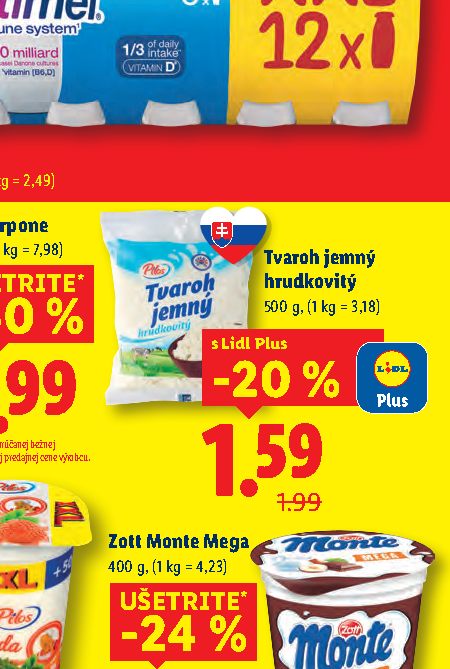 Tvaroh jemný hrudkovitý