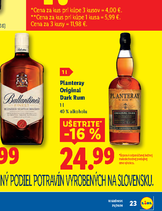 Planteray Original Dark Rum