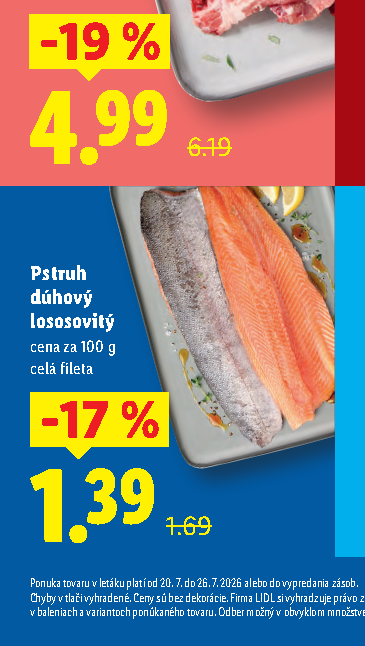 Pstruh dúhový lososovitý