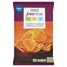 Tesco Free From Smažené kukuričné lupienky s príchuťou syra 200 g