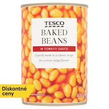 Tesco Pečená fazuľa v paradajkovej omáčke 420 g