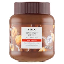 Tesco Lieskovoorieškovo-kakaová nátierka 400 g