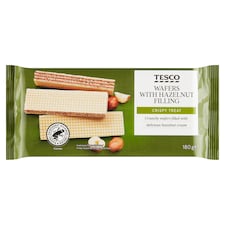 Tesco Oblátky s lieskovoorieškovou náplňou 180 g