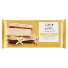 Tesco Oblátky s náplňou s vanilkovou príchuťou 180 g
