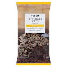 Tesco Pražené nelúpané slnečnicové semená solené 200 g