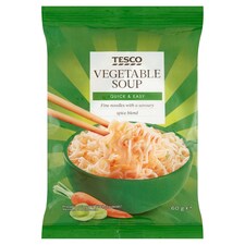 Tesco Instantná rezancová polievka zeleninová 60 g