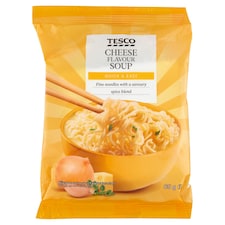Tesco Instantná rezancová polievka so syrovou príchuťou 65 g