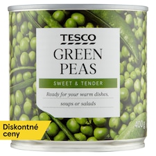 Tesco Hrášok v sladkoslanom náleve 400 g