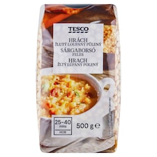 Tesco Hrach žltý lúpaný polený 500 g
