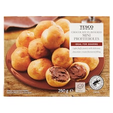 Tesco Miniveterníky so smotanovo-čokoládovou náplňou 250 g