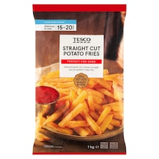 Tesco Predsmažené zemiakové hranolky hlbokozmrazené 1 kg