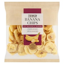 Tesco Banán fritovaný kandizovaný plátky 100 g