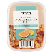 Tesco Zmes kandizovanej pomarančovej a citrónovej kôry 100 g