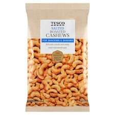 Tesco Kešu orechy jadrá pražené, solené 500 g
