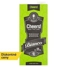 Cheers! Bianco ovocné víno biele 1 l
