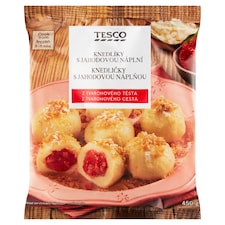 Tesco Knedličky s jahodovou náplňou 450 g