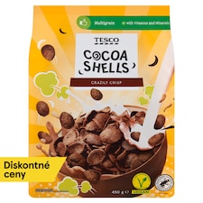 Tesco Obilninové kakaové lupienky 450 g