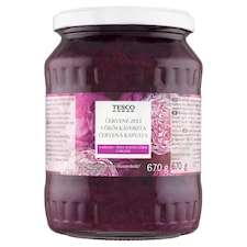 Tesco Červená kapusta v náleve 670 g