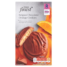 Tesco Finest Sušienky s pomarančovou príchuťou v belgickej mliečnej čokoláde 200 g
