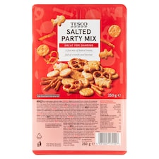 Tesco Mix solených praclíkov, tyčiniek a krekrov 250 g