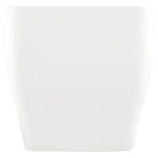 Veca Living biely matný štvorcový kvetináč 13 x 13 cm
