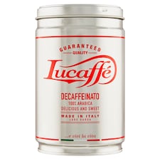 Lucaffé Decaffeinato nízkokofeínová 100% arabica mletá 250 g