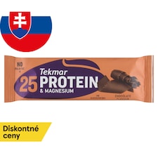 Tekmar 25 Protein & Magnesium proteínová tyčinka s čokoládou v tmavej kakaovej poleve 50 g